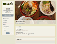 Tablet Screenshot of hancosnyc.com